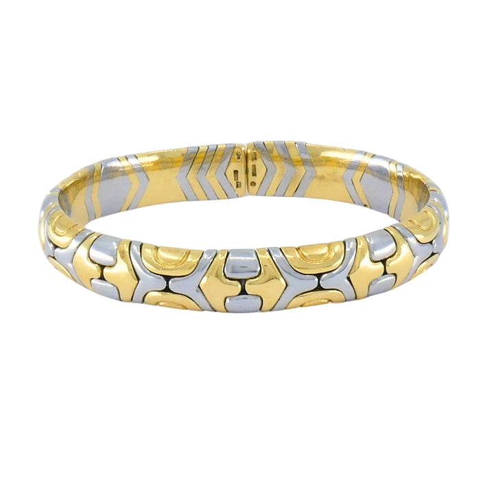 Bvlgari Vintage Bulgari 18k Two-Tone Gold Alveare Bracelet