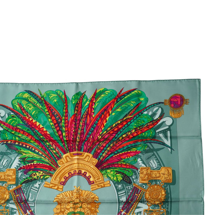 Hermès Paris 'Mexique' Silk Scarf by Caty Latham