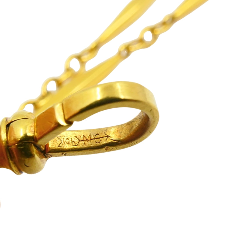 Vintage 10k Gold Chain 18k Coin Pendant Necklace