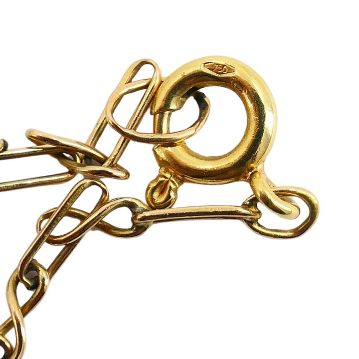 George Lederman 18k Gold Diamond Cancer Crab Pendant Necklace