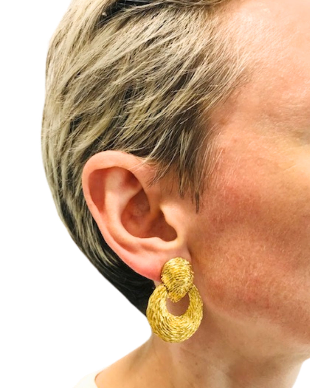 Vintage Van Cleef & Arpels Door Knocker Earrings 18k Gold