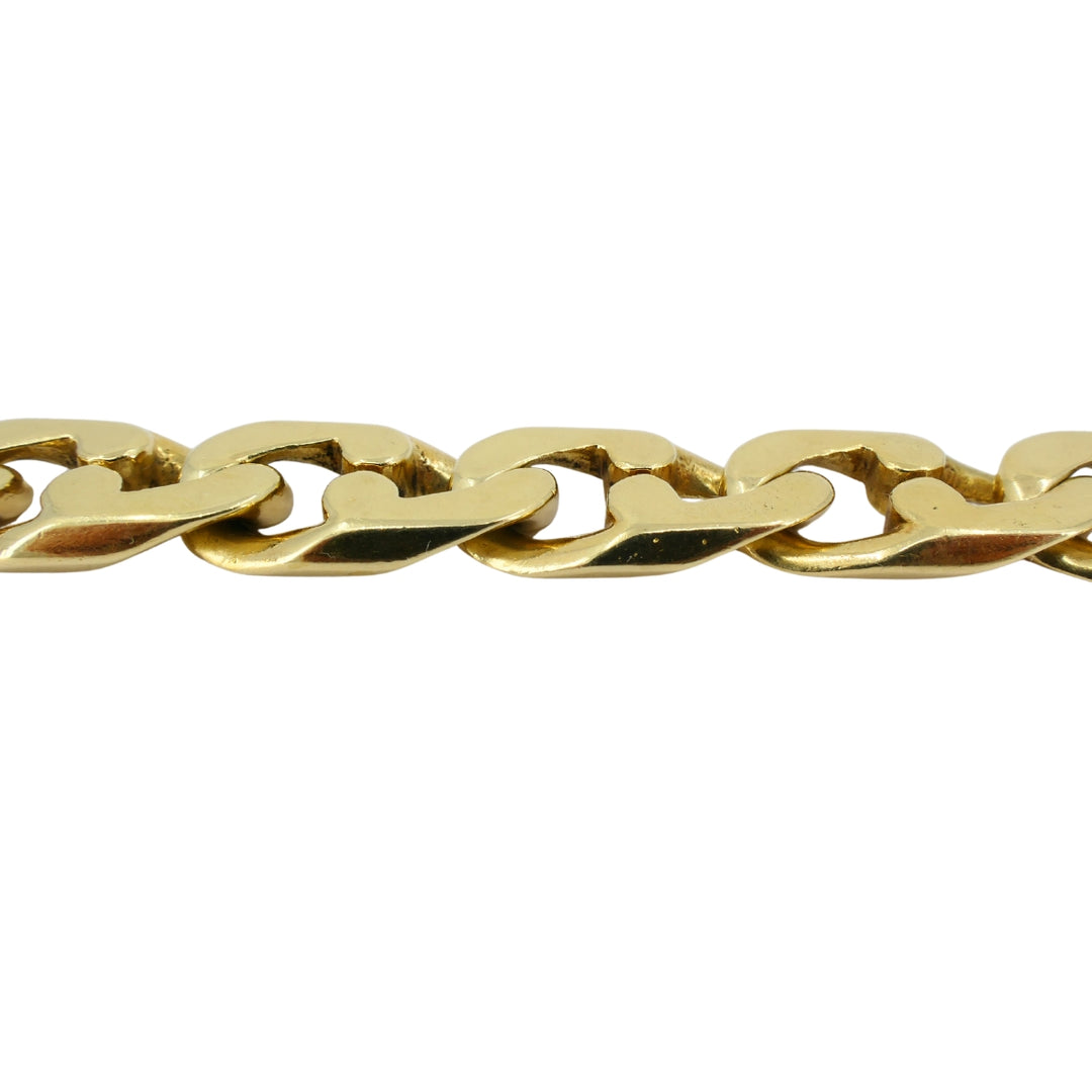 Vintage Tiffany & Co. 18k Gold Chain Bracelet Flat Link
