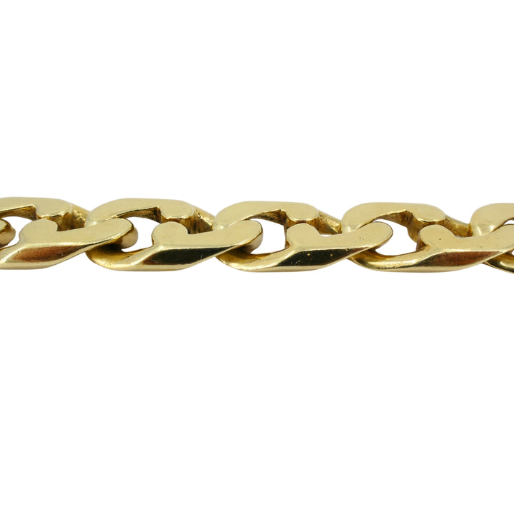 Vintage Tiffany & Co. 18k Gold Chain Bracelet Flat Link