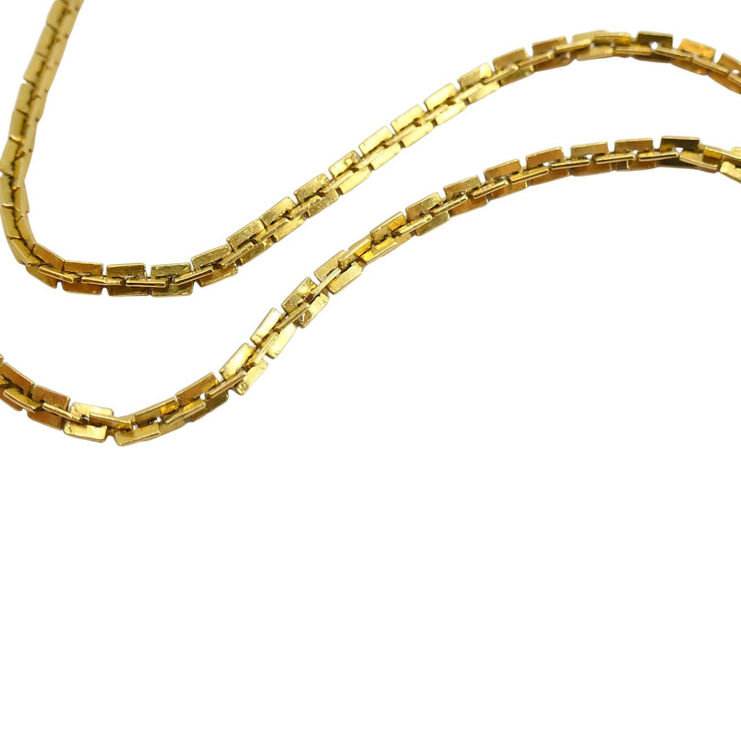 Victorian 18k Gold French Watch Chain Necklace