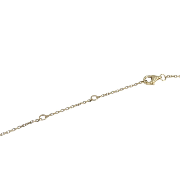 Cartier LOVE Interlocking 18k Gold Diamond Pendant Necklace