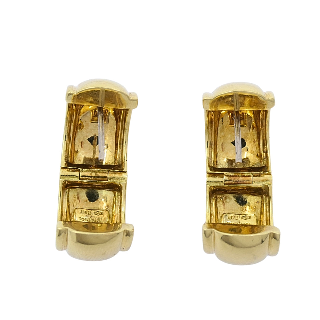 Tiffany & Co. 18k Gold Huggie Hoop Earrings
