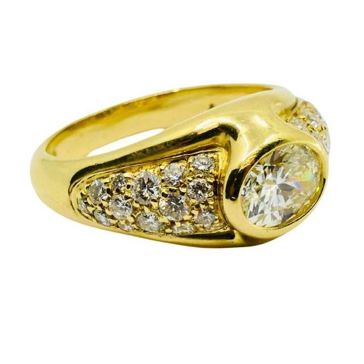 Bvlgari Bulgari Diamond Ring 18k Gold