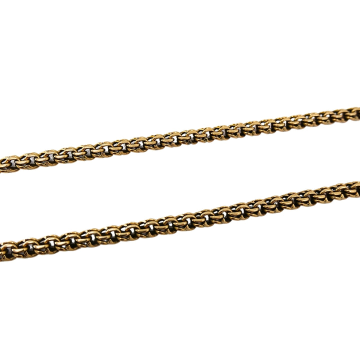 Antique 9k Gold Carnelian Bloodstone Pendant  14k Gold Chain Necklace