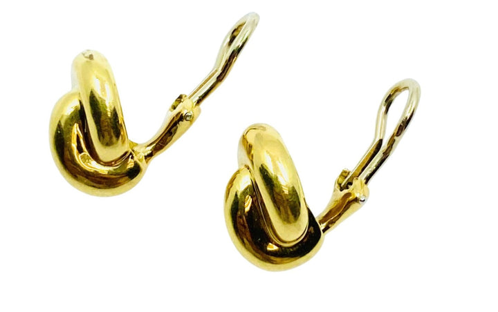 Angela Cummings 18k Gold Earrings Knot Clip-On