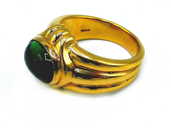 Bulgari Vintage Yellow Gold Peridot Ring