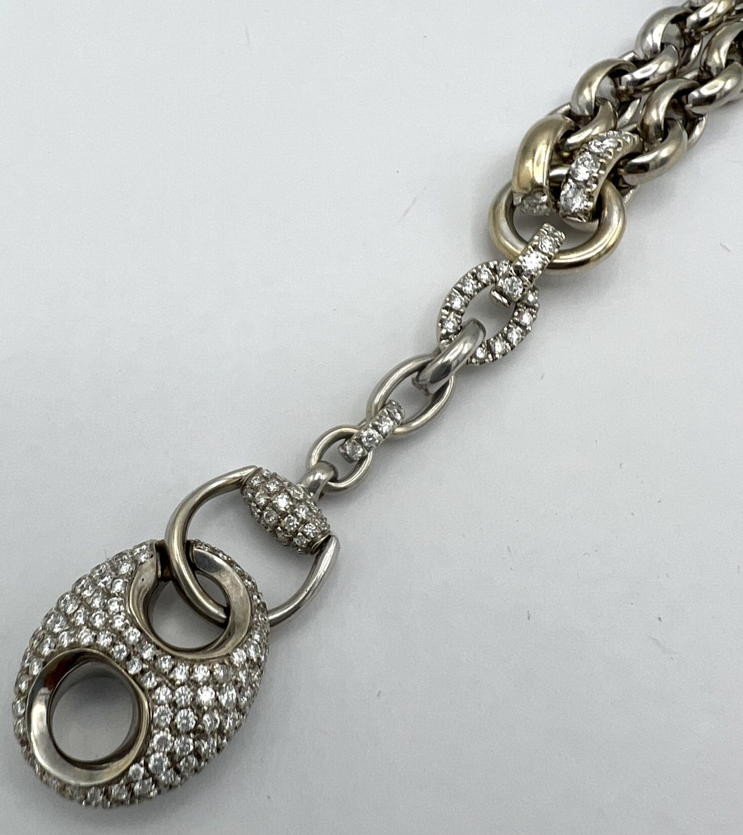 Gucci White Gold Diamond Necklace