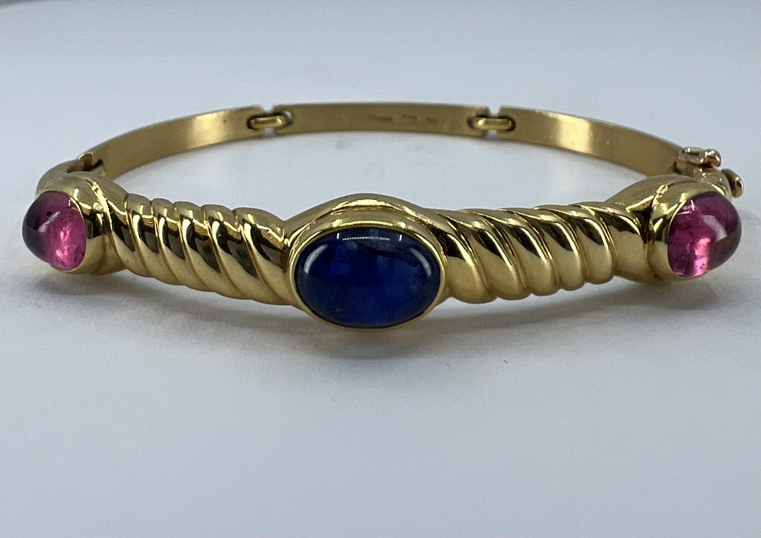 Bulgari Gemstone Gold Vintage Bracelet