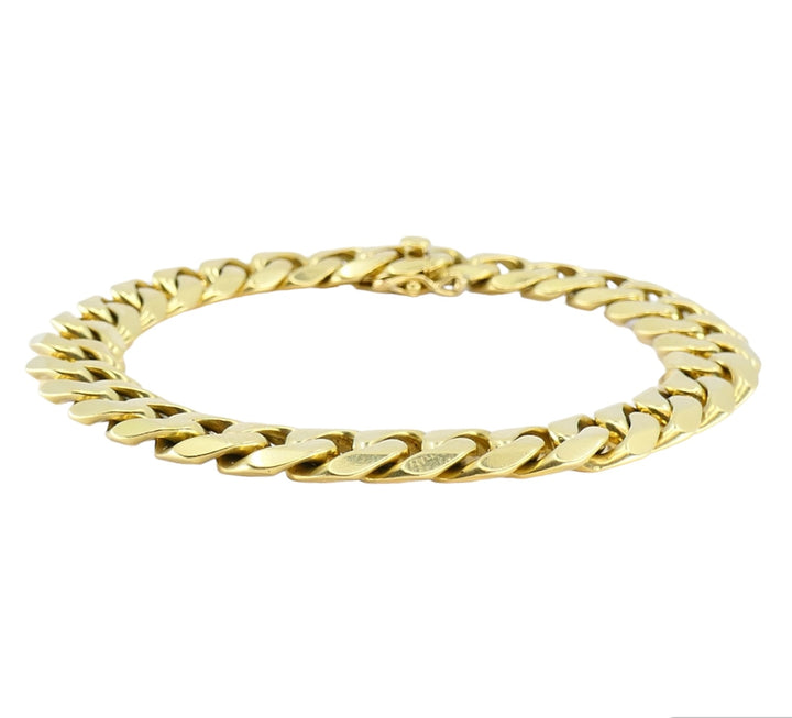 Boucheron Paris Vintage 18k Gold Curb Link Bracelet