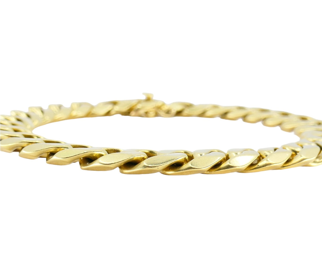 Boucheron Paris Vintage 18k Gold Curb Link Bracelet