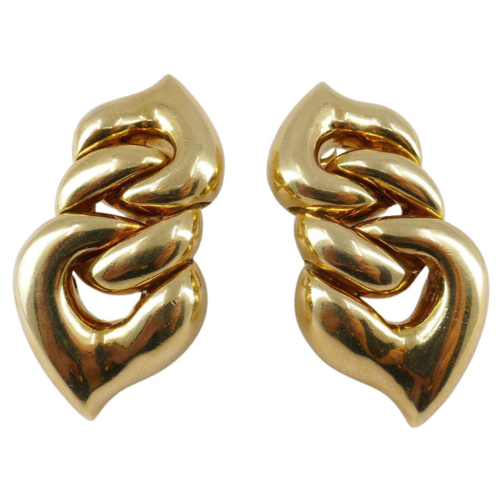 Bulgari Doppio Cuore Gold Earrings