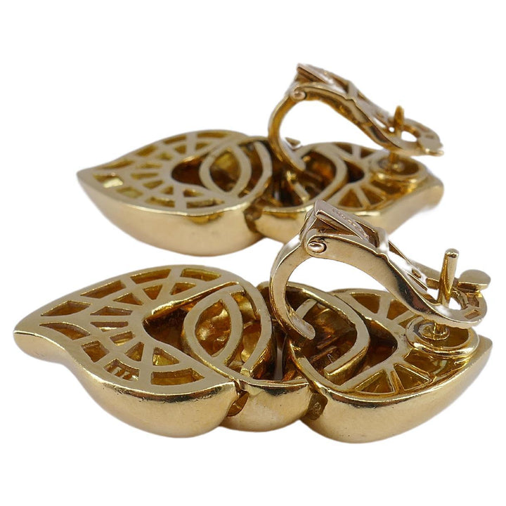 Bulgari Doppio Cuore Gold Earrings