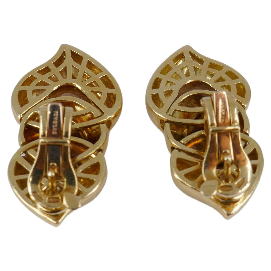 Bulgari Doppio Cuore Gold Earrings