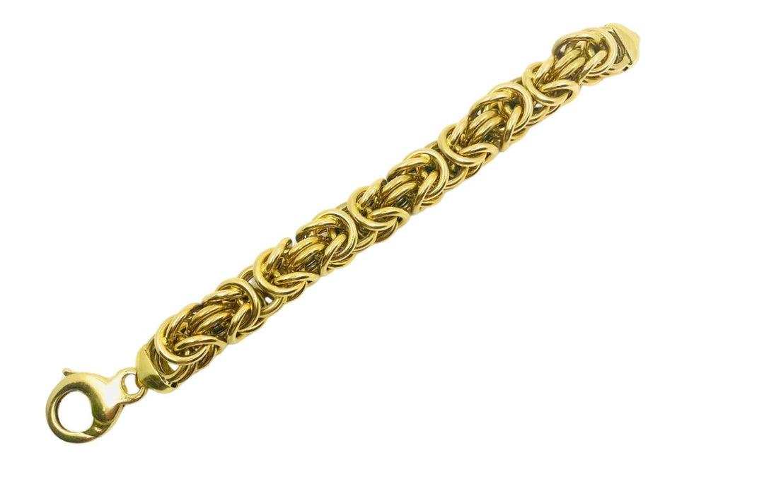 Byzantine Bracelet Italian 18k Gold