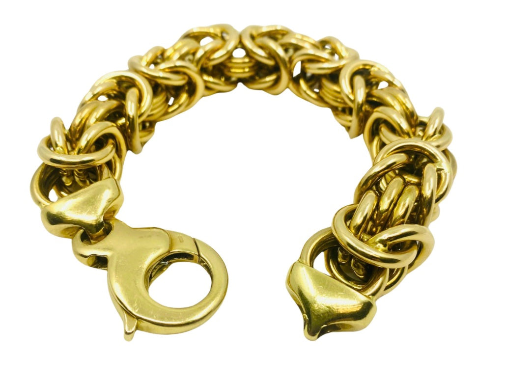 Byzantine Bracelet Italian 18k Gold