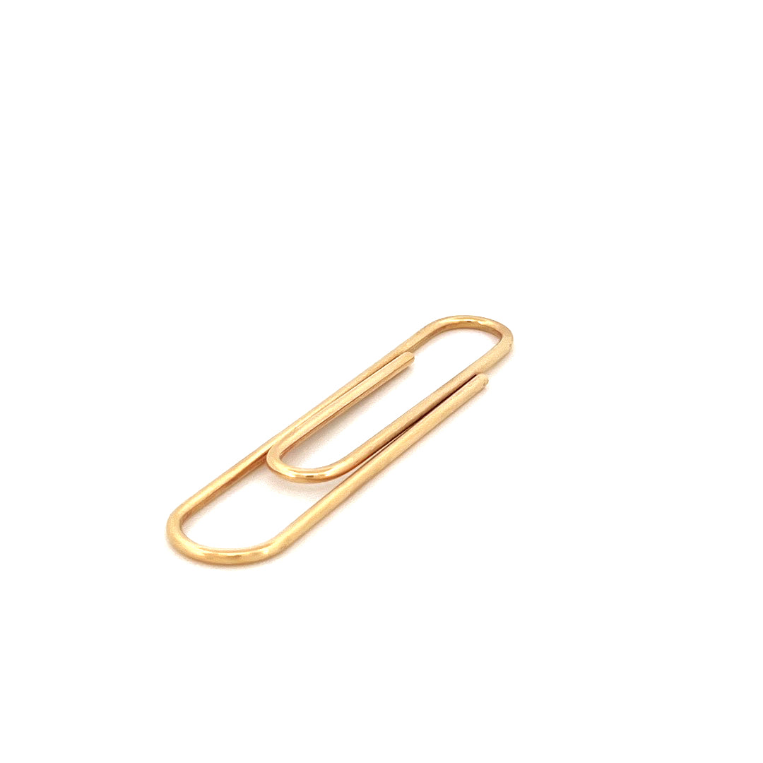 Tiffany & Co. Gold Paper Clip Bookmark Pendant