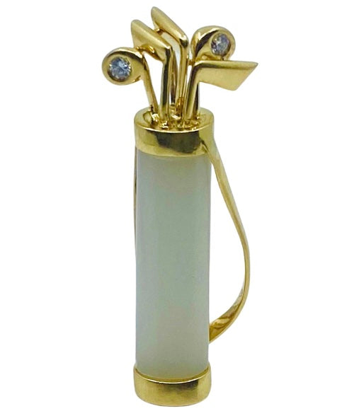 Cartier  Chalcedony  Pin  Golf  Bag