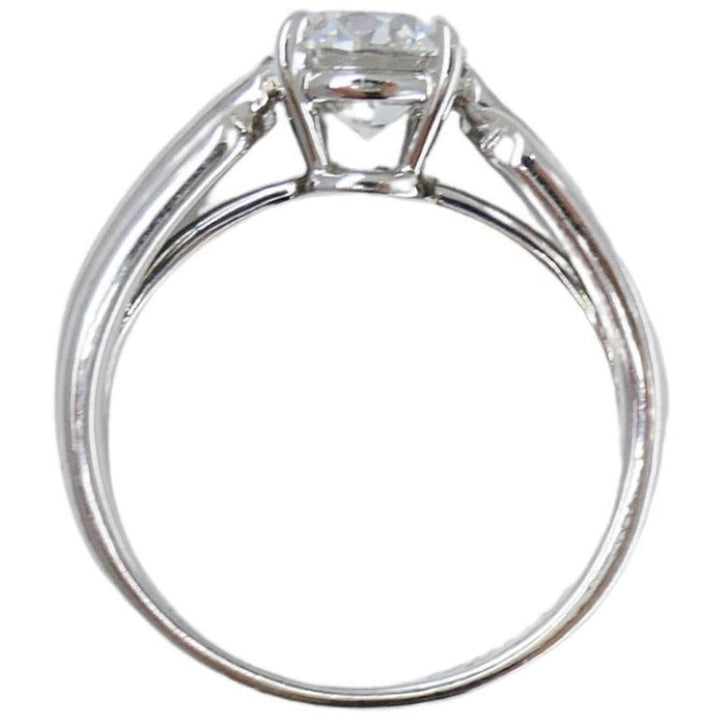 Cartier GIA Diamond Platinum Engagement Ring 1.01 Carat