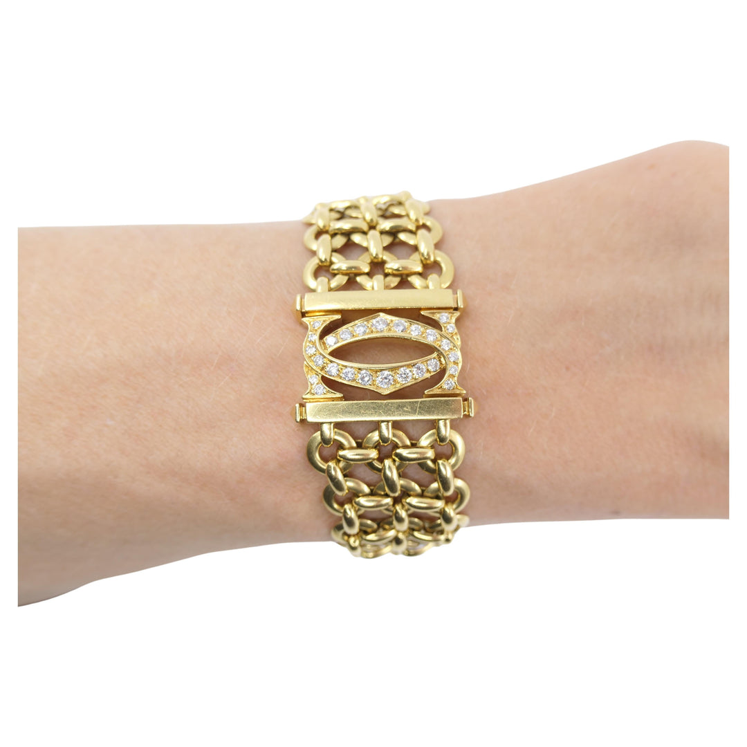 Cartier Penelope Gold Diamond Bracelet