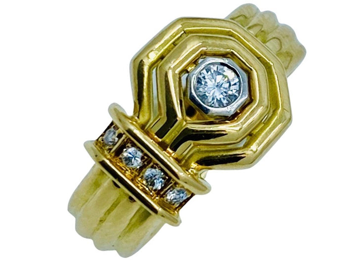 Chaumet Paris Gold Diamond Ring