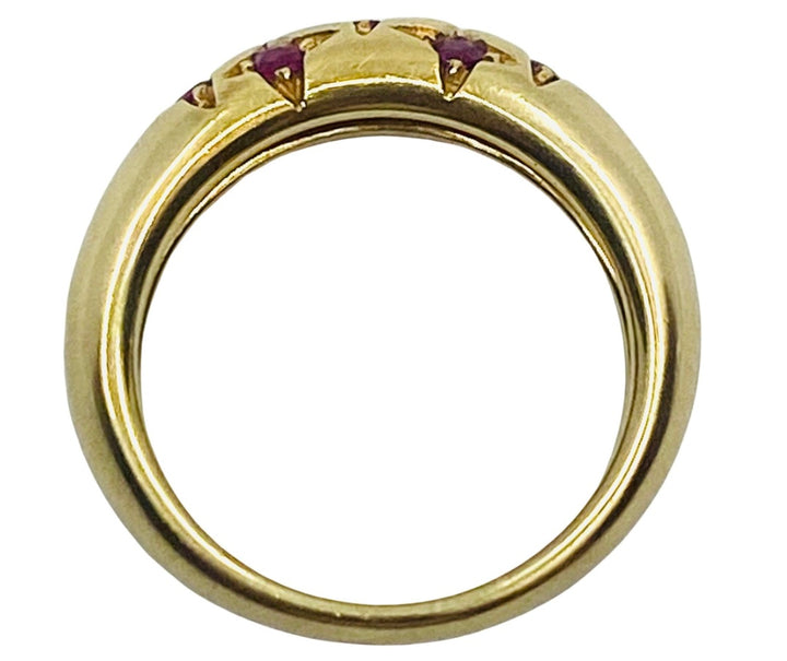 Chaumet Starry Ring 18k Gold Ruby