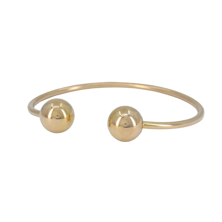 Tiffany & Co. HardWear Ball 18k Gold Wire Cuff Bracelet