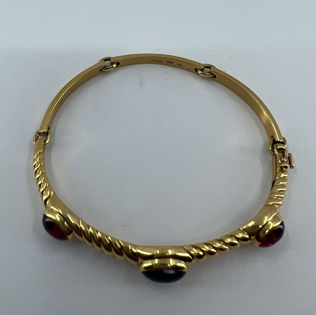 Bulgari Gemstone Gold Vintage Bracelet