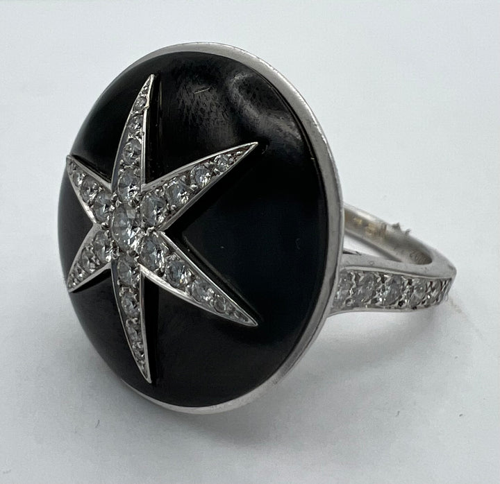 Boucheron Star Onyx Diamond Ring