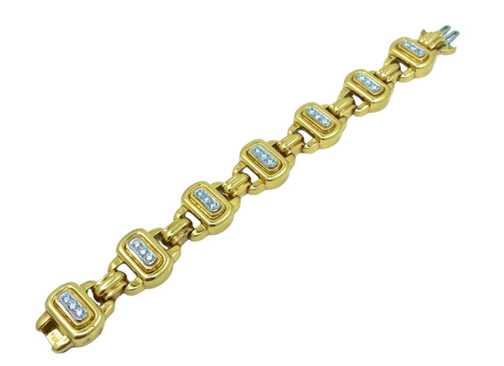 David Webb Diamond Bracelet 18k Gold