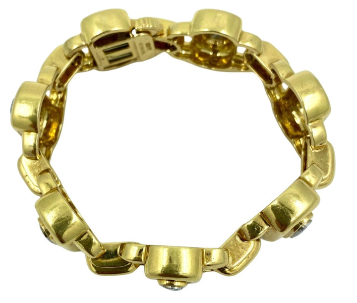 David Webb Diamond Bracelet 18k Gold