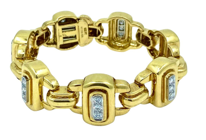 David Webb Diamond Bracelet 18k Gold