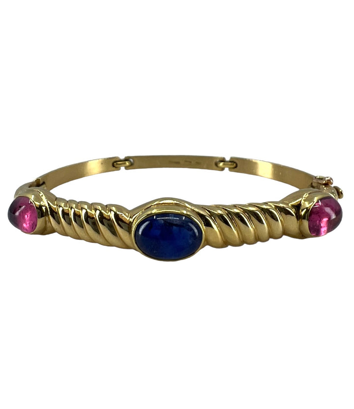 Bulgari Gemstone Gold Vintage Bracelet