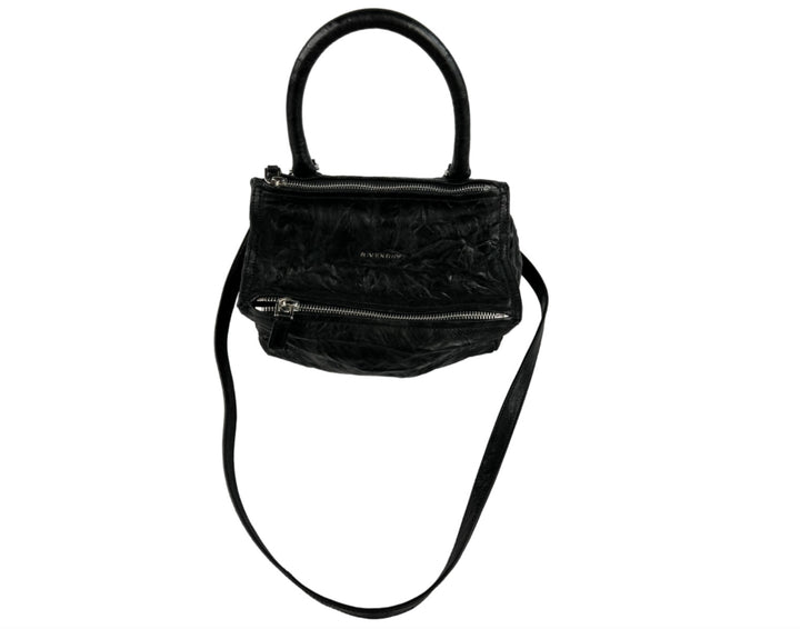 Givenchy Black Leather Pandora Crossbody Handbag