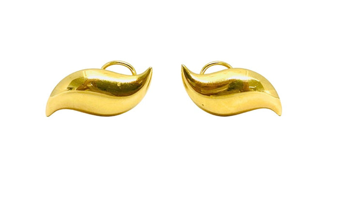 Elsa Peretti for Tiffany & Co. Gold Droplet Earrings