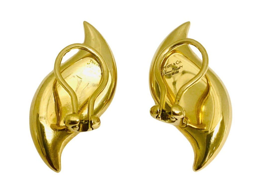 Elsa Peretti for Tiffany & Co. Gold Droplet Earrings