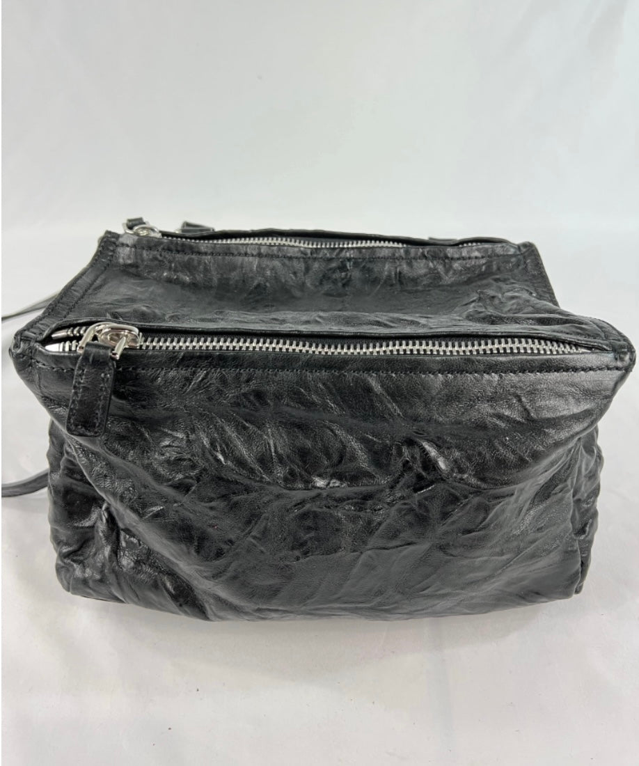 Givenchy Black Leather Pandora Crossbody Handbag