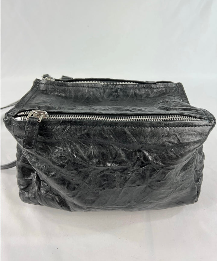 Givenchy Black Leather Pandora Crossbody Handbag