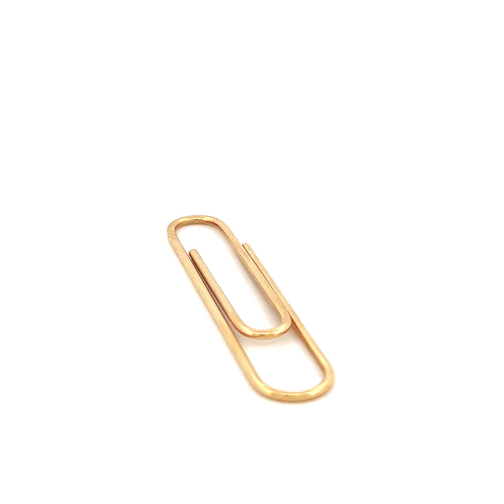 Tiffany & Co. Gold Paper Clip Bookmark Pendant