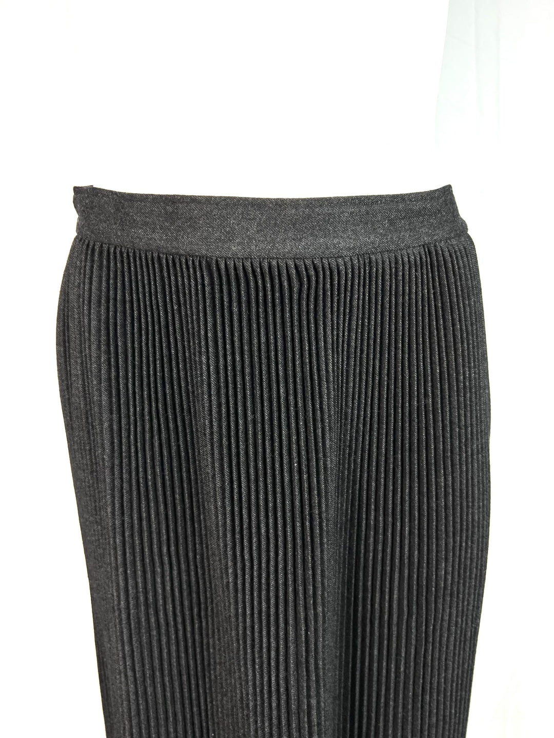 Valentino Boutique Pleated Midi Skirt, Grey Size 12