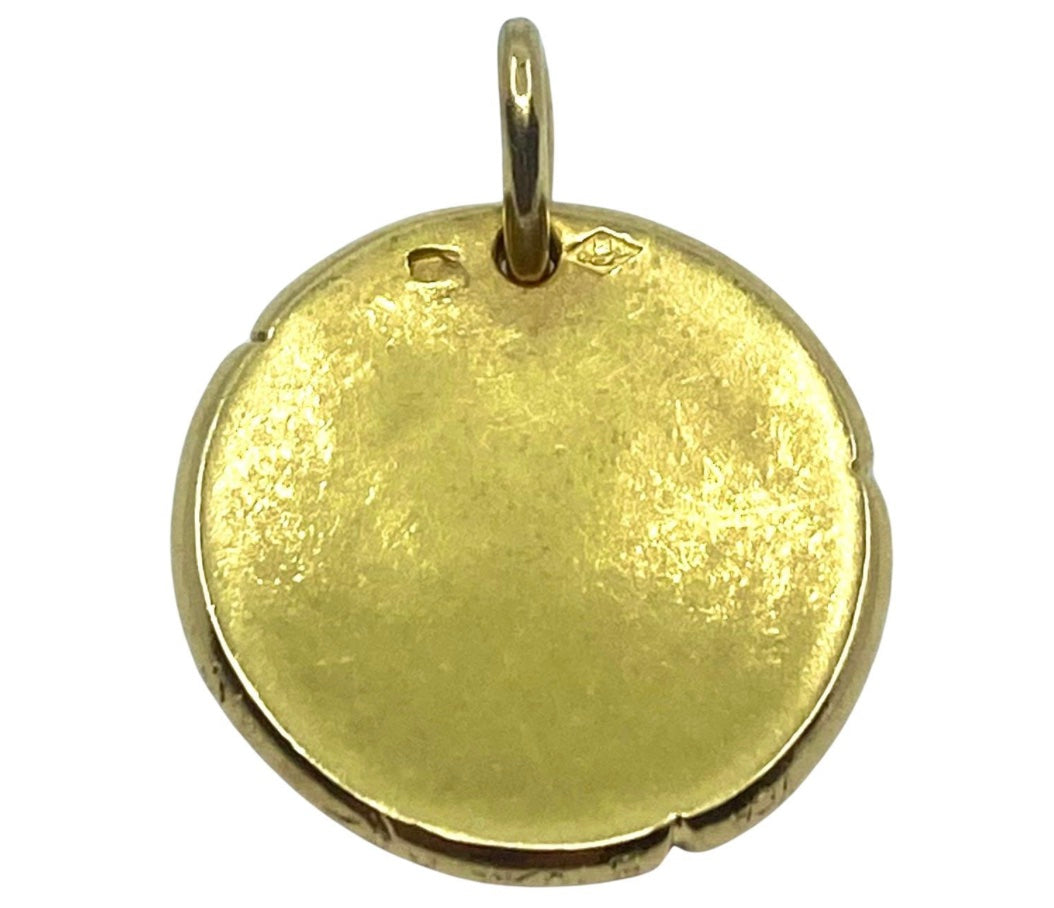 Georges Lenfant for Van Cleef & Arpels Gold Taurus Zodiac Pendant