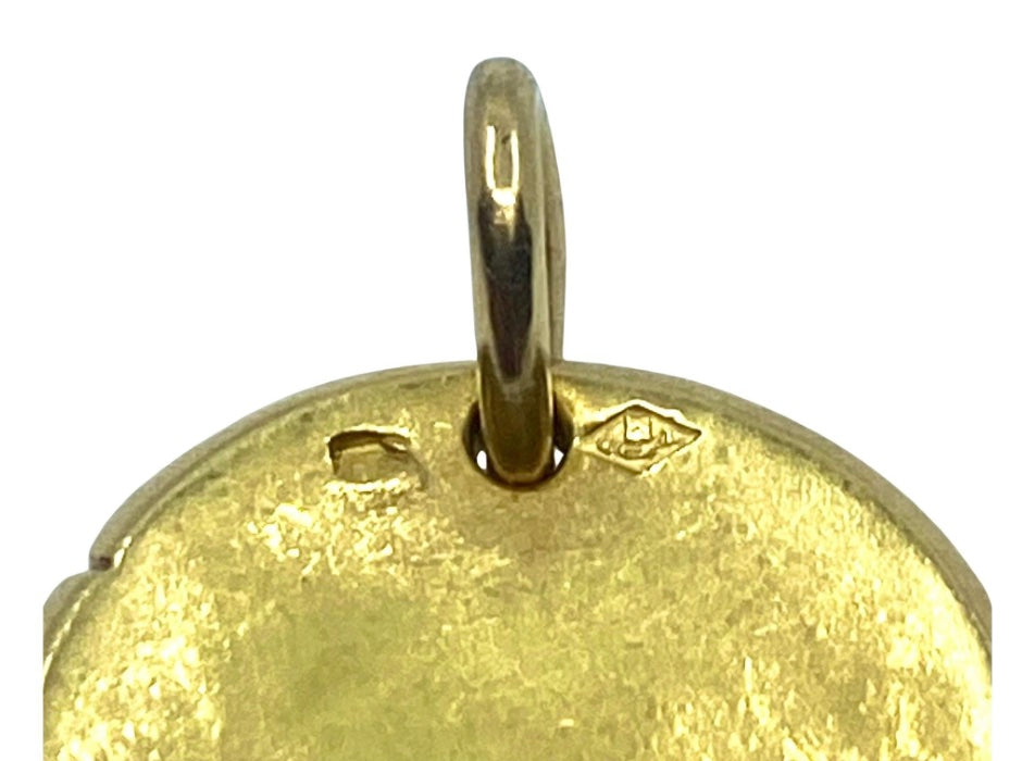 Georges Lenfant for Van Cleef & Arpels Gold Taurus Zodiac Pendant