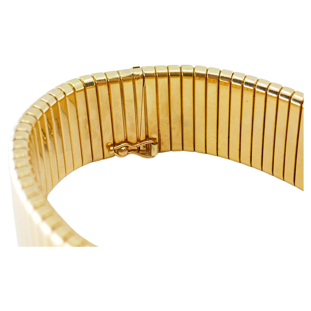 Vintage 18k Gold Tubogas Bracelet