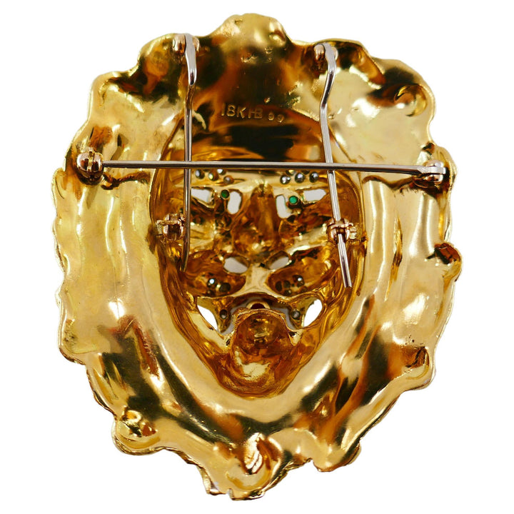 Hammerman Brothers Gold Leo Pendant