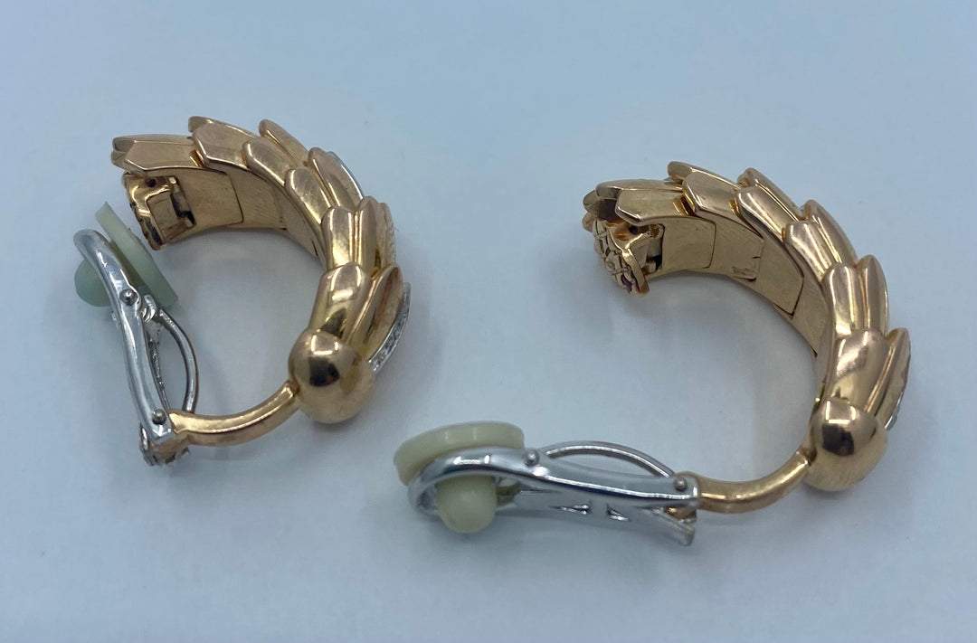 Vintage Roberto Coin Hoop Earrings