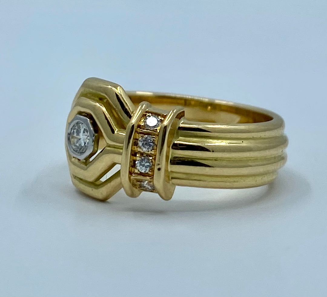 Chaumet Paris Gold Diamond Ring