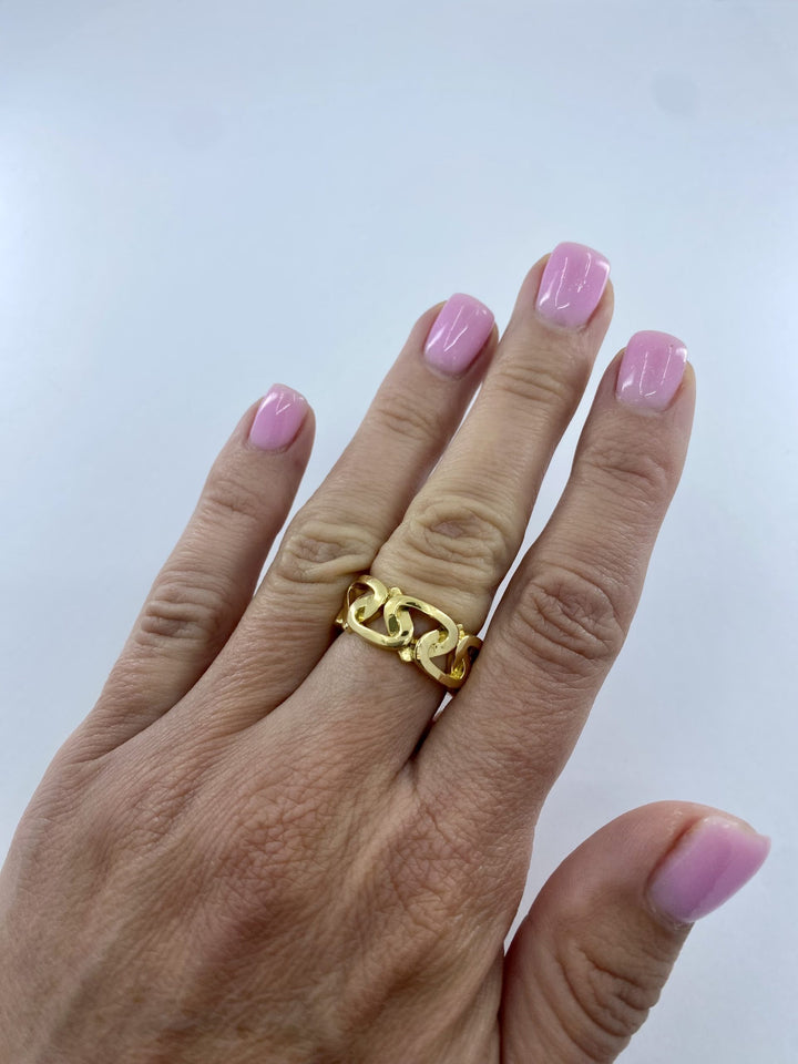 Marina  B  Gold  Band  Ring